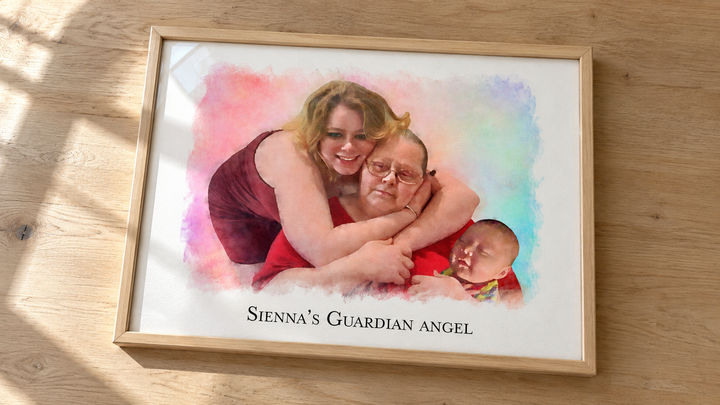 Jennifer’s Memorial Family Portrait Brings Sienna’s Story to Life