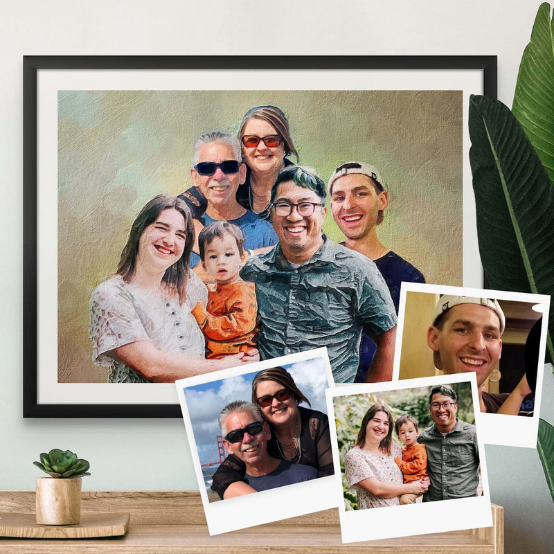 Custom Family Photo Portrait