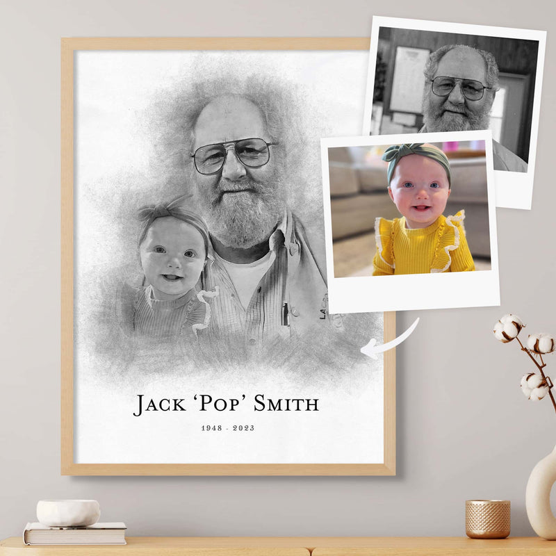 Custom Memorial Portrait