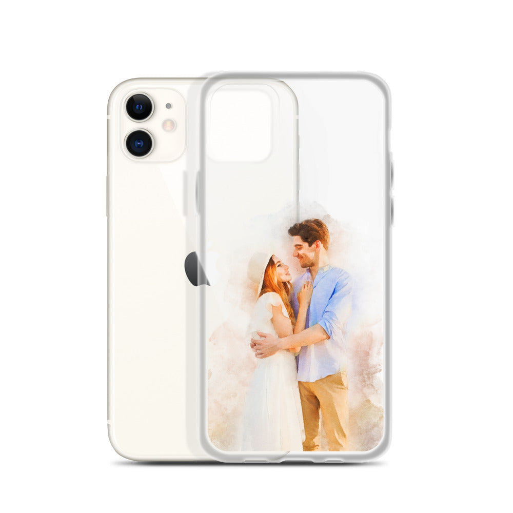 Custom Couple Portrait Phone Case