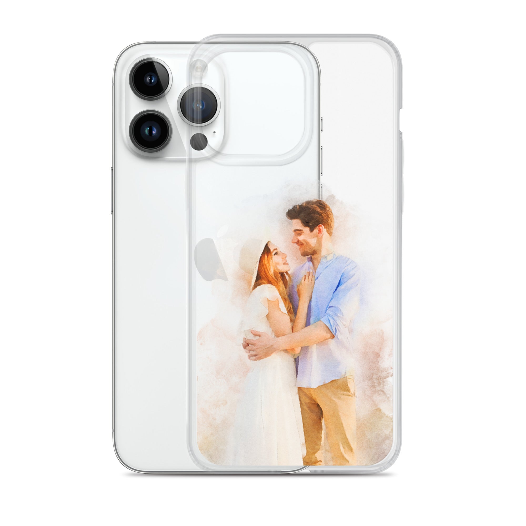 Custom Couple Portrait Phone Case