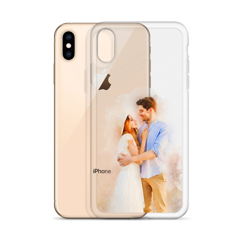 Custom Couple Portrait Phone Case