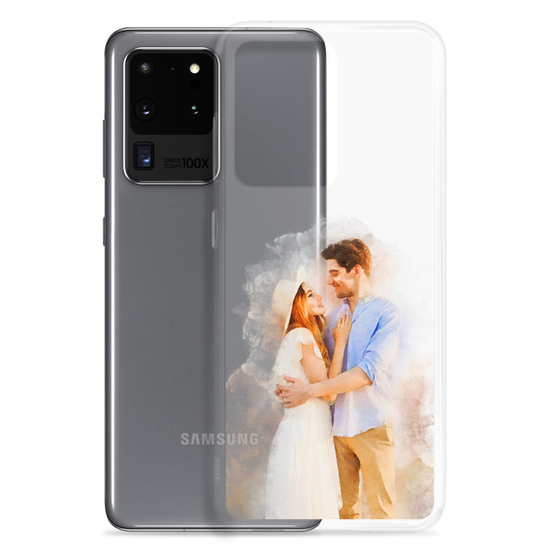 Custom Couple Portrait Phone Case