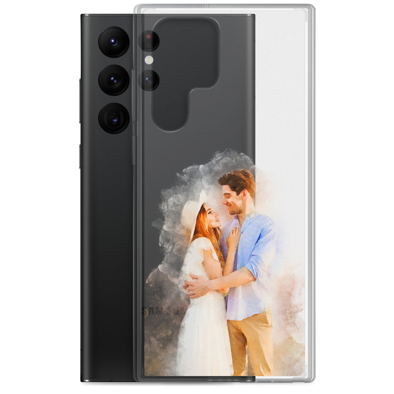 Custom Couple Portrait Phone Case